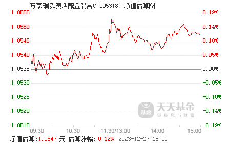 万家瑞舜灵活配置混合c(005318)基金净值_估值_行情走势—天天基金网