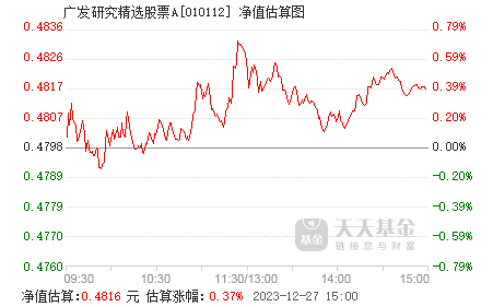 广发研究精选股票a(010112)