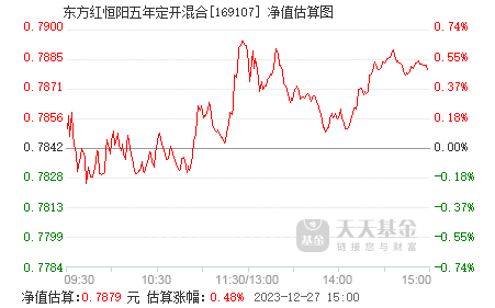 东方红恒阳五年定开混合169107